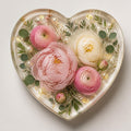 Heart Shaped Resin Block