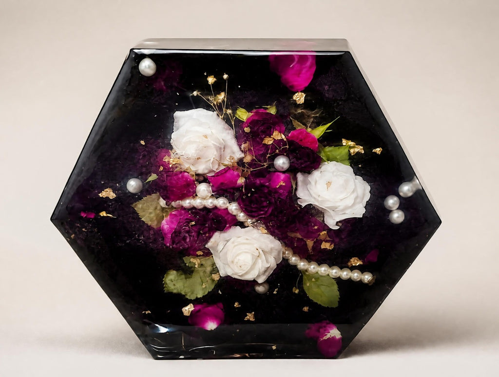Hexagon Resin Block