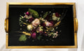 Fully Encapsulated Wooden Tray with Handles